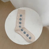 Calcetines azules sonrientes