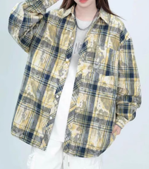 Sternenhimmel Distressed Plaid Shirts