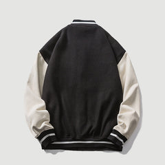 Chaqueta de pana con estampado bordado