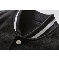 Chaqueta de pana con estampado bordado