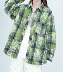 Sternenhimmel Distressed Plaid Shirts