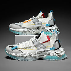 Atmungsaktive Popcorn Dad-Sneaker in Herrengröße