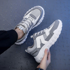 Herren-Lauf-Sport-Dad-Sneaker mit Harzsohle