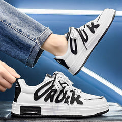 Herren Plateau Sommer Atmungsaktive klobige koreanische Sneakers