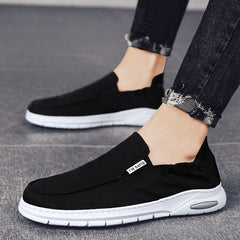 Zapatos casuales de verano sin cordones con diseño de paraguas y guisantes para hombre