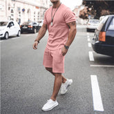 Short-Sleeved Shorts Suit Sports Casual Suit