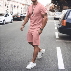 Short-Sleeved Shorts Suit Sports Casual Suit