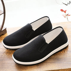 Herren Plus Bequeme Atmungsaktive Starke Hotel Labor Canvas Schuhe