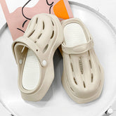 Sandalias de playa para hombre con agujeros para salir en pareja