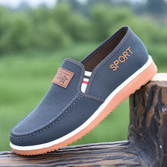 Zapatos casuales de caña baja y sin cordones para hombre