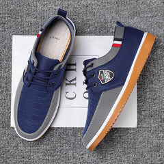 Graceful Men's Cloth Dad Korean Canvas Shoes