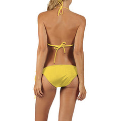 Traje de bikini de dos piezas con estampado sexy