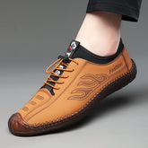 Sandalias transpirables con agujeros huecos en la parte inferior para hombre versátiles