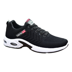 Zapatillas deportivas transpirables de malla tejida para correr para hombre