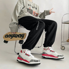 Women's & Men's Basketball Niche White Couples Sneakers