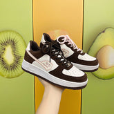 Zapatillas deportivas de otoño para hombre, bicolores, con suela gruesa y cordones, estilo Little Monster Couple