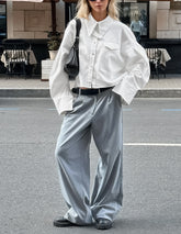 Loose Commuter Long-Sleeved Shirt