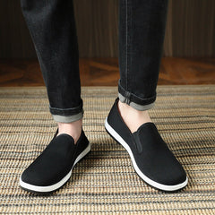 Herren Plus Bequeme Atmungsaktive Starke Hotel Labor Canvas Schuhe