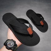 Men's Outer Wear Rubber Sole Summer Beach Slippers