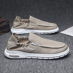 Zapatos casuales de verano sin cordones con diseño de paraguas y guisantes para hombre