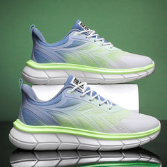 Men's Sports Travel Large Size Color Matching Thick Sneakers