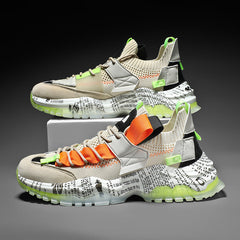 Atmungsaktive Popcorn Dad-Sneaker in Herrengröße