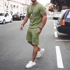 Short-Sleeved Shorts Suit Sports Casual Suit