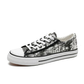 Bonitas zapatillas de lona de estilo coreano para hombre