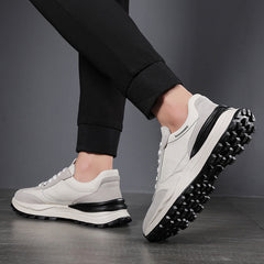 Beautiful Men's Spring First Layer Cow Sneakers