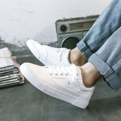 Innovative Herrenschuhe für Liebhaber Koreanisch Weiß Canvas Schuhe