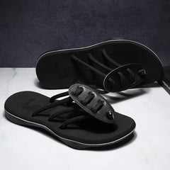 Beautiful Slouchy Men's Summer Vietnam Beach Flip Flops