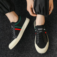 Men's Woven Slip-on Versatile Lightweight Low Top Casual Shoes