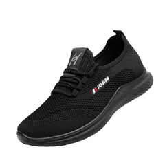 Edle, bequeme, übergroße, atmungsaktive Mesh-Sneaker für Herren