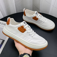 Zapatos de lona versátiles de tela tipo paraguas de primavera para hombre