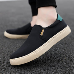 Stilvolle Slip-on Lofter Canvas-Schuhe aus Eisseide für Herren