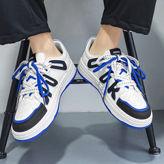 Herren Plateau Sommer Atmungsaktive klobige koreanische Sneakers