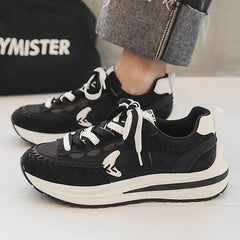 Zapatos de primavera para hombre con suela gruesa y suela elevada, de tendencia.