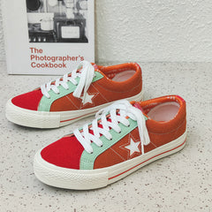Women's & Men's Summer Breathable And Niche Stitching Canvas Shoes