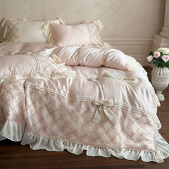 Haute Pearl TENCEL Bedding Set - Blush Romance