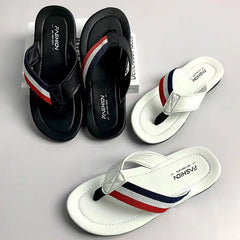 Herren Flip-Flops mit gewebtem Gürtel und Deodorant-Flip-Flops