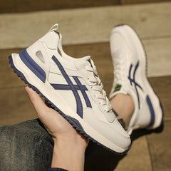 Herren Plateau Sommer Atmungsaktive klobige Sneakers im koreanischen Stil