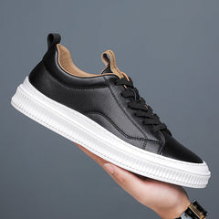 Bonitos zapatos casuales coreanos de suela gruesa para primavera para hombre