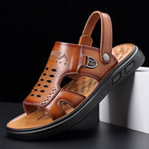 Sandalias de playa genuinas con suela suave y capa superior para hombre