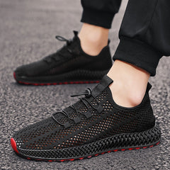 Atmungsaktive Sport- und Turnschuhe aus dünnem Mesh für Herren im Sommer