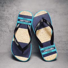 Trendy Men's Beach Flip-flops Summer Viscose Flip Flops