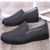 Zapatos casuales Old Beijing sin cordones con suela suave para hombre