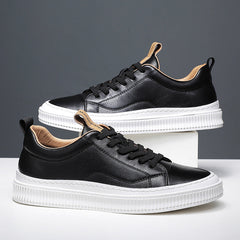 Bonitos zapatos casuales coreanos de suela gruesa para primavera para hombre