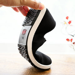 Herren Plus Bequeme Atmungsaktive Starke Hotel Labor Canvas Schuhe