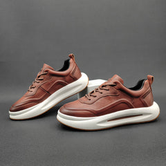 Vielseitige echte modische koreanische Lederschuhe für Herren