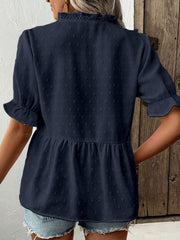 Loose Short-Sleeved Lazy Style Shirt